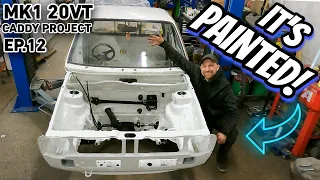 Ep.12 Engine Bay  Painted on the 20v Turbo Mk1 Caddy Show Car!