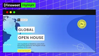 Webflow Global Open House - Intro to Gather.Town