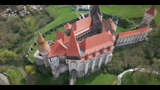 Castelul corvinilor- Hunedoara - 4k drone view 2021