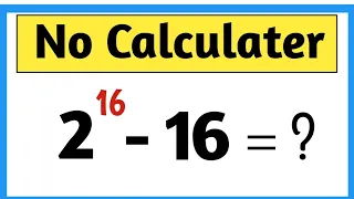 Nice Exponent Math Simplification