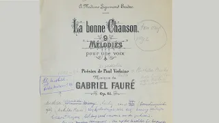 Elly Ameling; La Bonne Chanson - Fauré