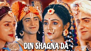 "Din Shagna da" song VM on Radhakrishna wedding||by Radhakrishn editz||