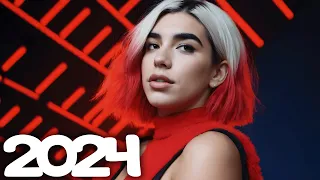 Dua Lipa, David Guetta, Rihanna, Bebe Rexha, Alan Walker Cover 🎵 EDM Club Festival Music 2024