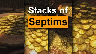 Skyrim Mod: Stacks of Septims - 3d Coin Piles