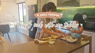 Cooking with a 3 year old the Montessori way + 6 easy recipes!