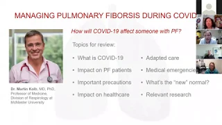 Pulmonary Fibrosis and COVID 19 Webinar