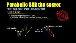 parabolic SAR the secret - $384 to $1191 - option trading strategy