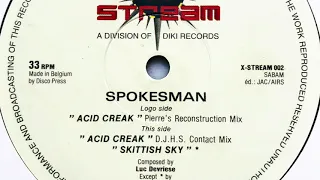 Spokesman • Acid Creak (D.J.H.S. Contact Mix) (1994) (Reissue 2020)