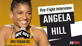 Angela Hill UFC Vegas 92 full pre-fight media day interview