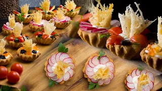 How to make Parmesan Flame - Tartlets with filling