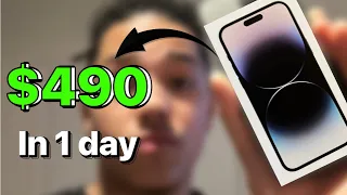 How I made $490 in 1 Day Flipping iPhones