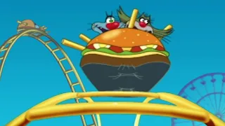 Oggy and the Cockroaches - ROLLER COASTER (S01E45) CARTOON | New Episodes in HD