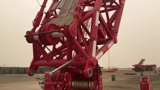 CC3800-1 Demag 650 ton capacity crawler crane SWSL 96+96 Rigging