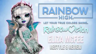 A Fairy Goddess! Rainbow High | Rainbow Vision Costume Ball | Eliza McFee Review & Restyle