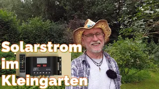 Solaranlage für den Kleingarten