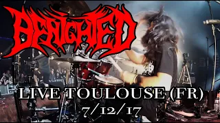 Benighted - Full Show Drum Cam - Toulouse (Fr) 7th December 2017