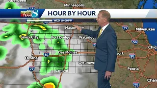 Another pleasant day ahead, then storm chances