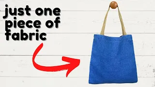 No Frills DIY Tote Bag Tutorial - Easy Sewing Project for Beginners