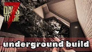 Building A Home Deep Underground In 7 Days To Die
