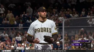 MLB The Show 23 Gameplay: Colorado Rockies vs San Diego Padres - (PS5) [4K60FPS]