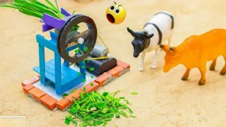 diy tractor chaff cutter machine science project || keepvilla|| Mini inventor