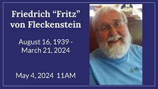 New York Avenue Presbyterian Church - Memorial Service Fritz von Fleckenstein 5-4-24