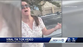 Woman hurls racial slurs in viral TikTok road rage incident