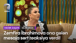 Zenfira İbrahimova ona gələn mesaja sərt reaksiya verdi!