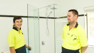 Frameless Shower Screen Installation By Euroglass