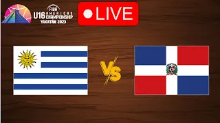 🔴 Live: Uruguay vs Dominican Republic | FIBA U16 Americas Championship 2023 | Live Scoreboard