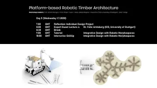 Platform-based Robotic Timber Architecture: DAY 5-Session 1
