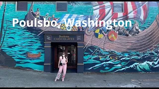 Poulsbo, Washington - Little Norway   Driving tour 4K