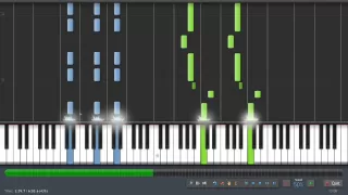 Davy Jones - Piano Tutorial (50% Speed) Synthesia + Sheet Music