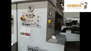 VIDEO 3 U53300220 DONG FANG APSTAR 1628 4 COLOR ROTARY DIE CUTTER