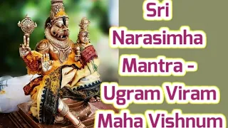 sri narasimha mantra ugram viram maha vishnum