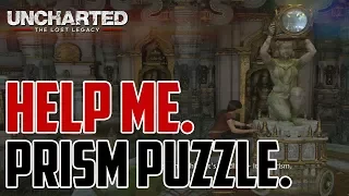 Uncharted The Lost Legacy : Prism Mirror Light Reflection Puzzle