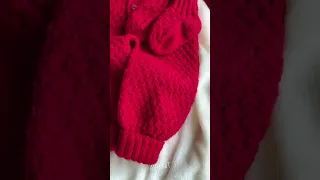 Комбинезон спицами из полушерсти ❤️  #комбинезонспицами #knitting #baby