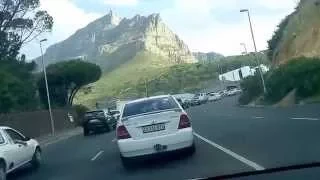 Waiting in traffic M62 Cape Town