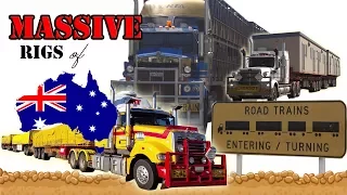 DIESEL DUST & DIRTY WATER! Massive Road Trains Extreme Australian truck oversize COMPILATION