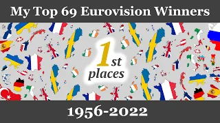 My Top 69 Eurovision Winners (1956-2022)