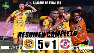 LEONES PEGAN PRIMERO/ Marquense 5 vs Iztapa 1 / Cuartos de Final IDA Primera División Clausura 2024