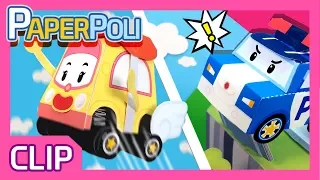 Higher! Higher! Pang Pang! A special invention for Mini! | Paper POLI [PETOZ] | Robocar Poli Special