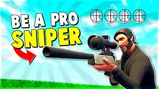 4 Ways to be a PRO SNIPER in 10 Minutes | Fortnite Advanced Tips and Tricks