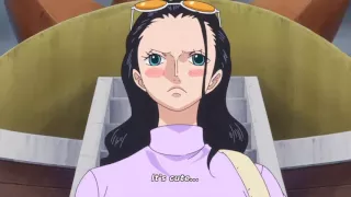 Robin Thinks Dragon Is Cute [One Piece 752 Sub]