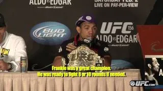 UFC 156: Jose Aldo and Frankie Edgar Post-Fight Presser Highlight