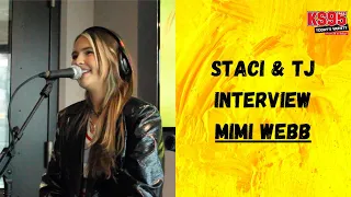Mimi Webb Talks About Her Hometown, Vlogging and Performs "House on Fire"