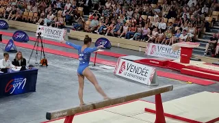 Carolann Heduit 🇨🇵 - Poutre - Beam - Avoine Gym - Finale Top 12 - 2022