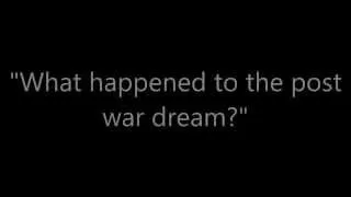 The Post War Dream- Pink Floyd Lyrics