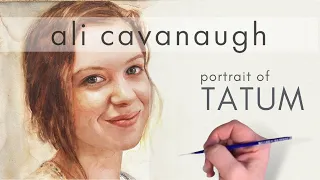 Warm Watercolor Portrait | Real Time Step by Step Painting