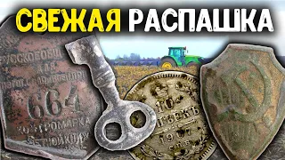 КОПАЕМ ЦАРСКИЕ МОНЕТЫ НА СВЕЖЕЙ РАСПАШКЕ! КОП ПО СТАРИНЕ ВЫКОПАЛИ НЕОБЫЧНЫЕ НАХОДКИ МЕТАЛЛОИСКАТЕЛЕМ